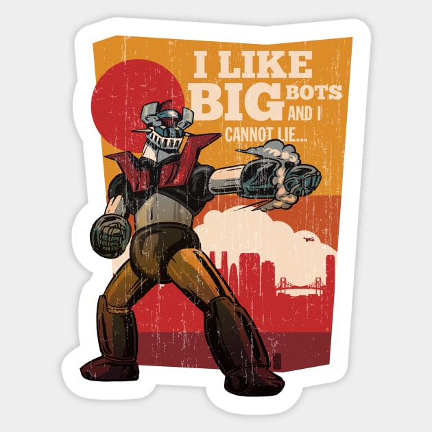 I Like Big Bots Sticker by Thomcat23